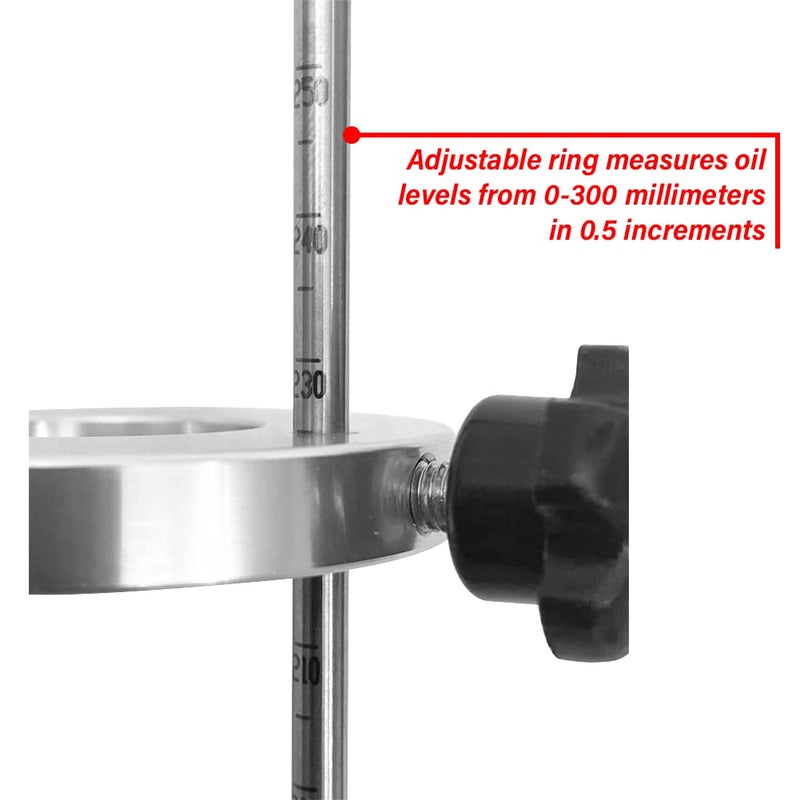 Pit Posse Fork Oil Syringe Level Gauge Motorcycle Tool â€“ 60 Milliliter Capacity â€“ Comes with Adjustable Ring â€“ Durable â€“ Easy to Use - Image 3